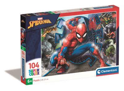 Clementoni puzzle 104 piezas spider-man