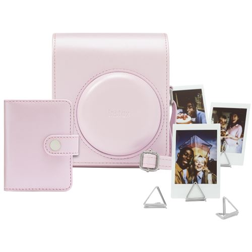 Kit Accesorios Fujifilm Para Instax Mini 13 Rosa Caramelo