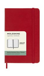 Moleskine Rojo Agenda 2027 S/V Pocket Td