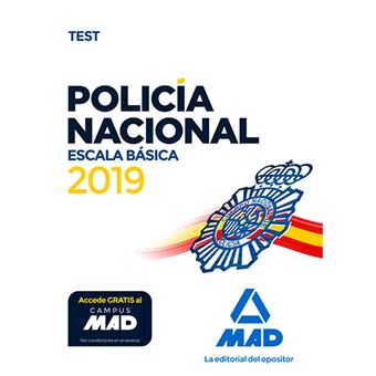 Policía Nacional Escala Básica - Test