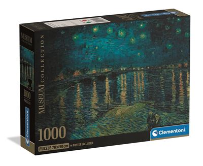 Puzzle clementoni 1000 orsay night over the rhone