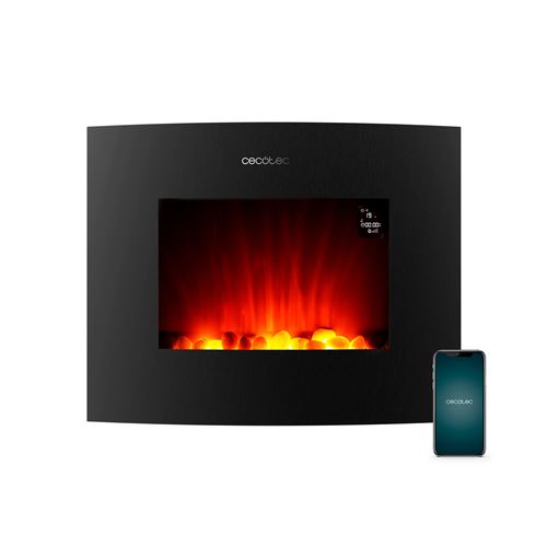 Chimenea Eléctrica Cecotec Readywarm 2650 Curved Flames Connected