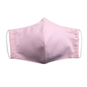 Mascarilla para adulto World Alive higiénica lavable eco Basics rosa