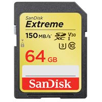 Tarjeta de memoria Sandisk Extreme SDHC 64GB