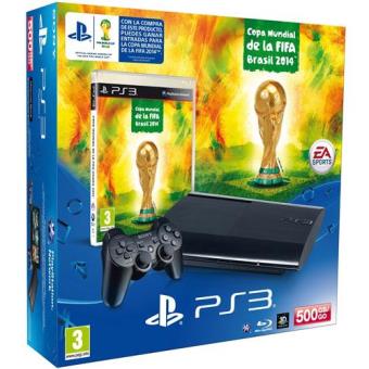 PS3 500GB + Fifa World Cup 2014 PS3 - 1