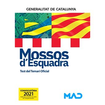 Mossos d´Esquadra Generalitat de Cataluña - Test del Temari Oficial