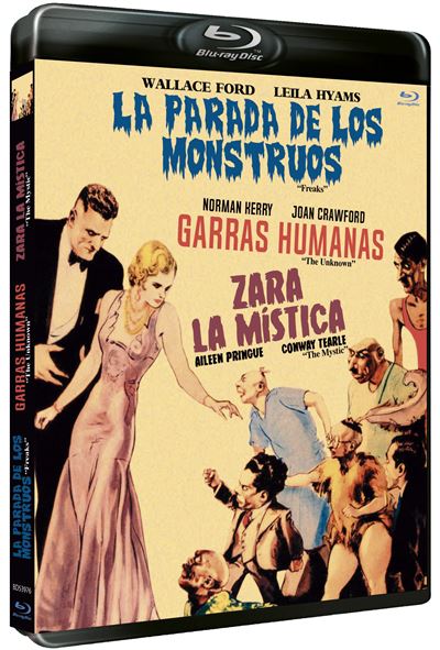 Pack La Parada De Los Monstruos + Garras Humanas + Zara La Mística - Blu-Ray