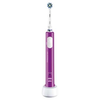 Cepillo de dientes Oral b Pro 600 CrossAction Morado