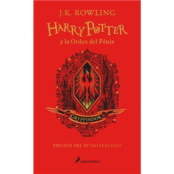 Harry Potter y la Orden del Fénix (edición Gryffindor del 20º aniversario)