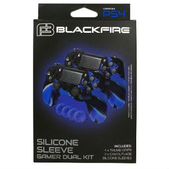Pack Fundas silicona y grips Blackfire Azul PS4 - Mando consola - Los  mejores precios