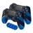 Pack Fundas silicona y grips Blackfire Azul PS4