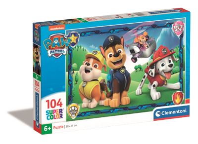 Clementoni puzzle 104 piezas paw patrol