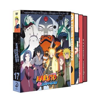Naruto Shippuden Box17 424 A 461 (38 Episodios) - DVD
