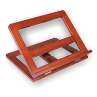 Atril sujetalibros Liderpapel Madera cognac