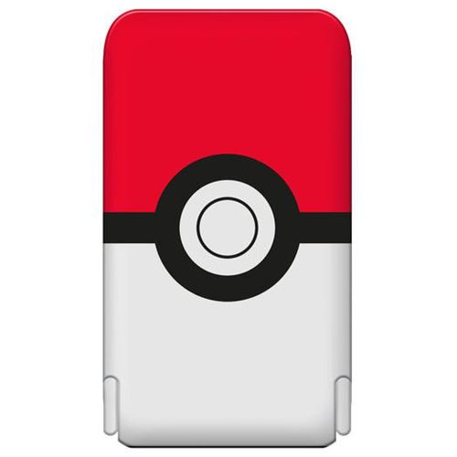 Powerbank Inalámbrico Magnético Otl Pokéball Magsafe Con Soporte Integrado 5000mah Rojo Y Blanco