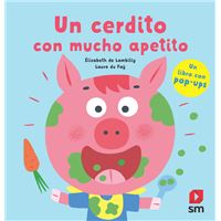 Un cerdito con mucho apetito