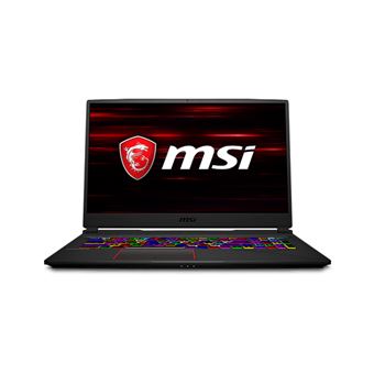 Portátil gaming MSI GE75 Raider 9SF-1204XES 17,3'' Negro Sin S.O.