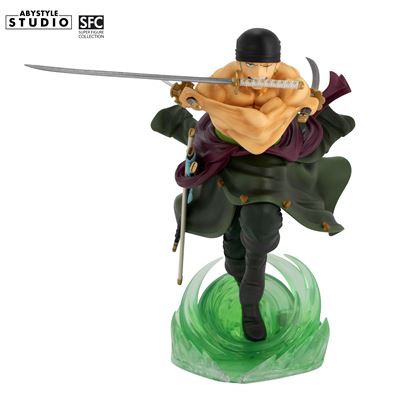 Statua Acrilica One Piece - Zoro ABYSTYLE, Altezza 10 Cm