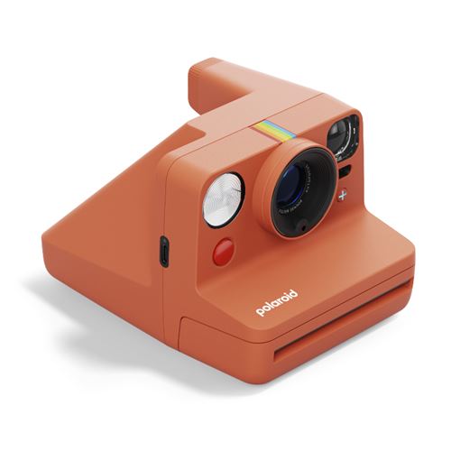 Cámara instantánea - Polaroid Now+ Generación 3, Bluetooth, Batería recargable, Flash Preciso, Coral