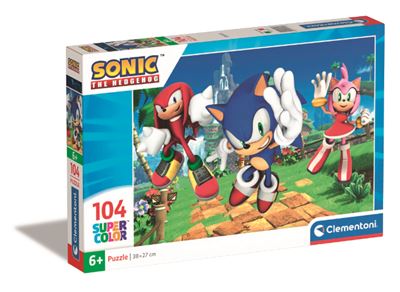 Clementoni puzzle 104 piezas sonic