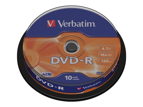 Verbatim Spindle 10 Dvd-r 16x