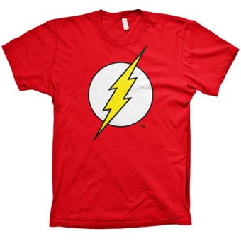 Camiseta DC Flash - Logo Rojo Talla M