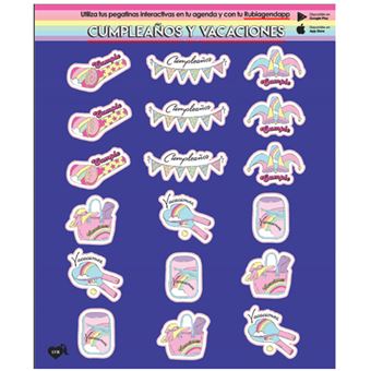 Stickers interactivos rubiagendapp