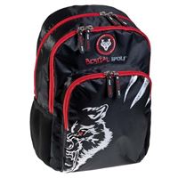 Mochila doble Busquets Bestial Wolf negro