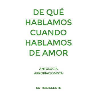 De qué hablamos cuando hablamos de amor