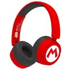 Auriculares infantiles Bluetooth OTL Súper Mario Logo Rojo