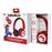 Auriculares infantiles Bluetooth OTL Súper Mario Logo Rojo