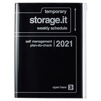 Agenda Marks 2020/21 A5 Storage.it negro