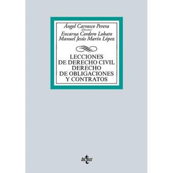 Derecho De Obligaciones Y Contratos En General. Lecciones De Derecho ...