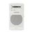 Radio portátil Sangean Pocket 110 SR-35 AM/FM Blanco