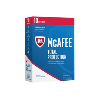 McAfee Total Protection 2017 1 año 10 dispositivos