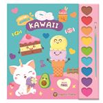 Kawaii-9 Acuarelas+1 Pincel