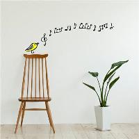 Chispum vinilo decorativo Pájaro cantarín