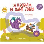 La llegenda de Sant Jordi amb peces lliscants