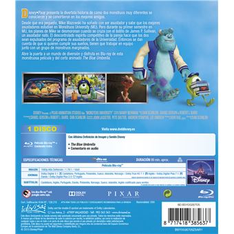 Monstruos University (Formato Blu-Ray)