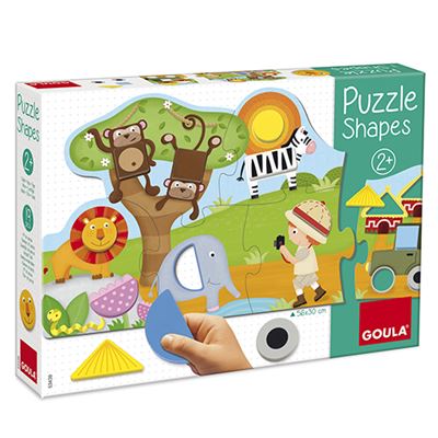 Puzzle Goula Shapes 19 piezas formas 53439 colormodelo