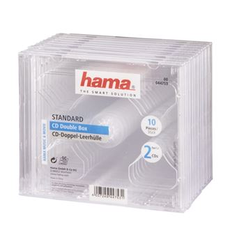 10 unidades Hama Cajas de CD estándar 