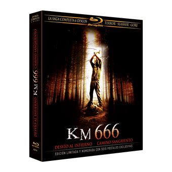 Km 666: Desvío al infierno + Km. 666 II: Camino sangriento + Camino sangriento 3 + Camino sangriento 4: El origen + Camino sangriento 5 + Camino sangriento 6 - Blu-ray