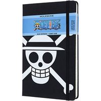Cuaderno de rayas Moleskine One Piece negro
