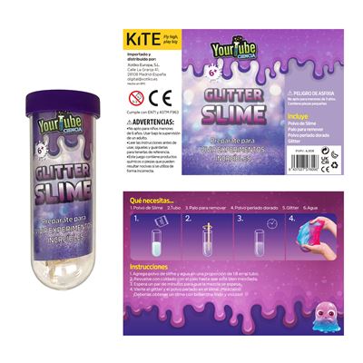 Your tube glitter slime