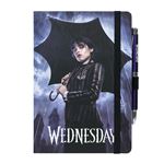 Cuaderno premium a5 con boligrafo proyector wednesday
