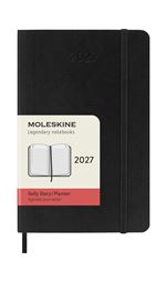 Moleskine Negra Agenda 2027 D/P Pocket Tb