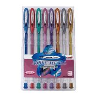 Estuche 8 bolígrafos Uni-ball Noble metal