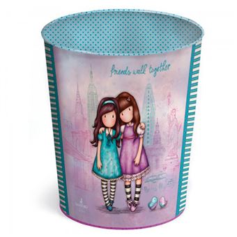Papelera metálica Gorjuss Friends Walk Together - 1