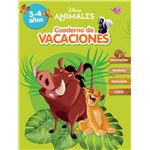 Cuaderno de vacaciones animales disney. 3-4 años (aprendo co