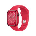 Apple Watch S8 41mm GPS Caja de aluminio (PRODUCT)RED y correa deportiva (PRODUCT)RED